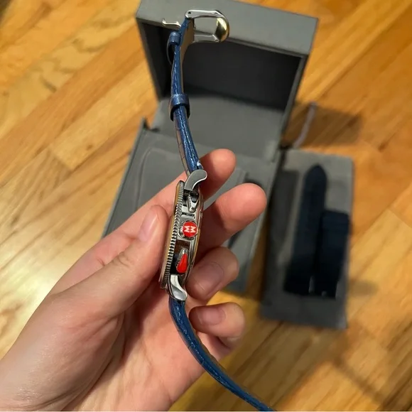 Michele watch with extra band - Picture 2 of 8